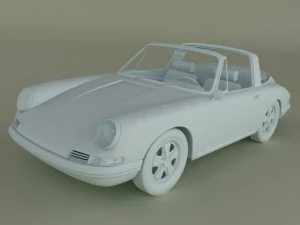 porsche 911 targa 3D Model
