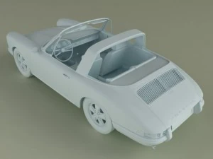 porsche 911 targa 3D Model