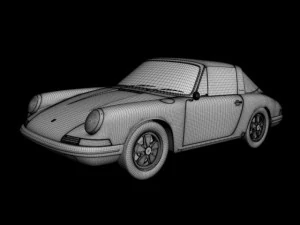 porsche 911 targa 3D Model