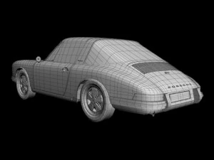 porsche 911 targa 3D Model