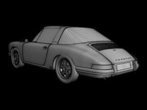 porsche 911 targa 3D Model