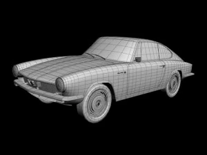 glas 1300 gt 3D Model