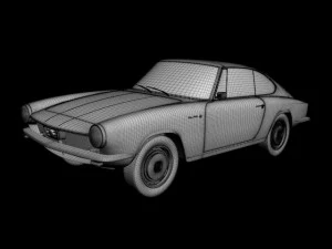glas 1300 gt 3D Model