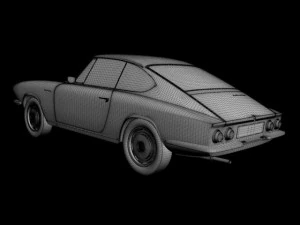 glas 1300 gt 3D Model