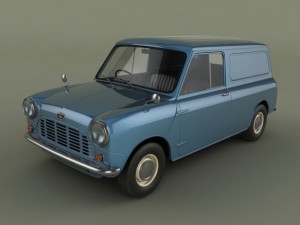 austin mini van 3Dモデル