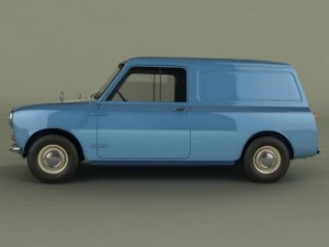 austin mini van 3D Model