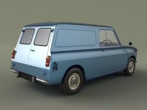 austin mini van 3D Модель