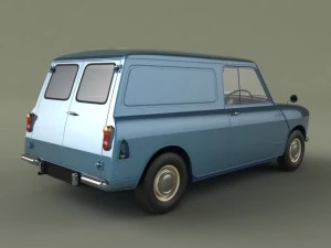 austin mini van 3D Model