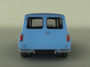 austin mini van 3D Модель