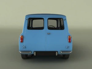 austin mini van 3D Model
