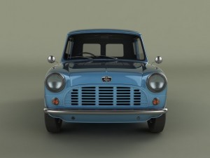 austin mini van 3D Модель