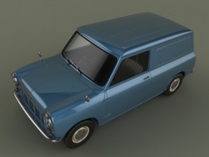 austin mini van 3D Модель