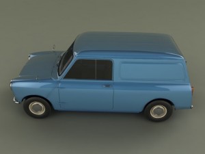 austin mini van 3D Модель