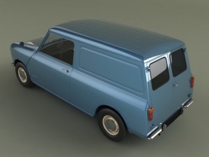 austin mini van 3D Модель