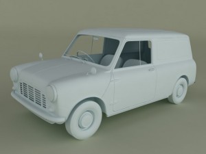 austin mini van 3D Модель