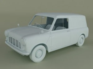 austin mini van 3D Model