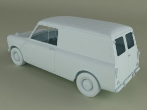 austin mini van 3D Модель