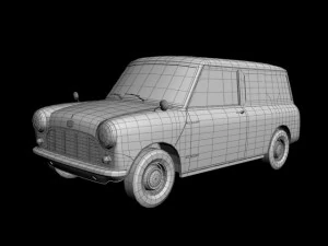 austin mini van 3D Model