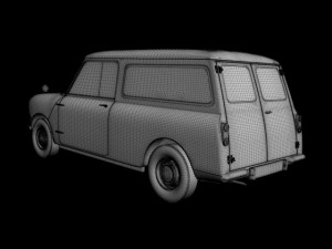 austin mini van 3D Модель