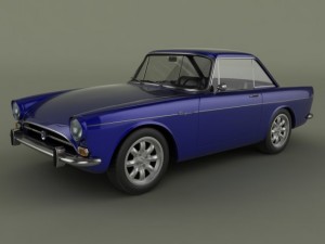 sunbeam tiger Modelo 3D