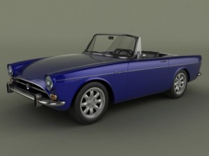 sunbeam tiger Modelo 3D