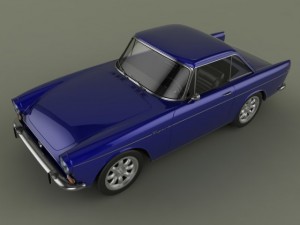 sunbeam tiger Modelo 3D