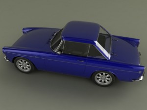 sunbeam tiger Modelo 3D