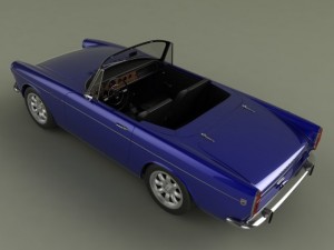 sunbeam tiger Modelo 3D