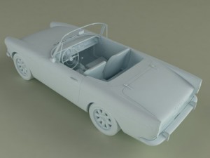 sunbeam tiger Modelo 3D