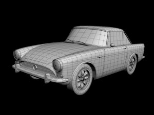 sunbeam tiger Modelo 3D