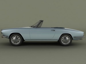 bmw 1600 gt cabriolet Modelo 3D