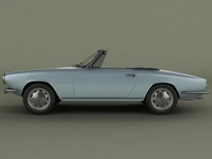 bmw 1600 gt cabriolet 3D Model