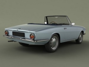 bmw 1600 gt cabriolet Modelo 3D