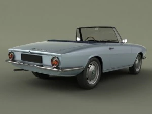 bmw 1600 gt cabriolet 3D Model