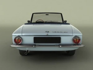 bmw 1600 gt cabriolet 3D Model