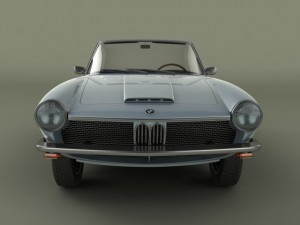 bmw 1600 gt cabriolet Modelo 3D