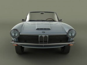 bmw 1600 gt cabriolet 3D Model
