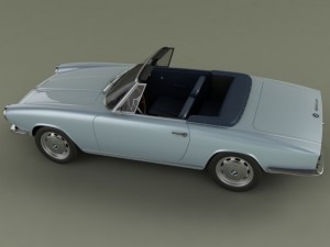 bmw 1600 gt cabriolet Modelo 3D