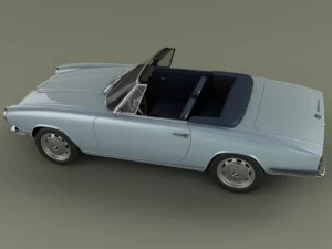 bmw 1600 gt cabriolet 3D Model