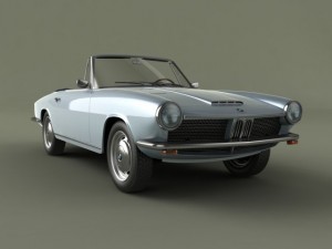 bmw 1600 gt cabriolet Modelo 3D