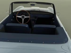 bmw 1600 gt cabriolet 3D Model