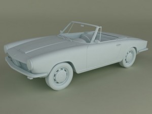 bmw 1600 gt cabriolet Modelo 3D