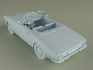 bmw 1600 gt cabriolet Modelo 3D