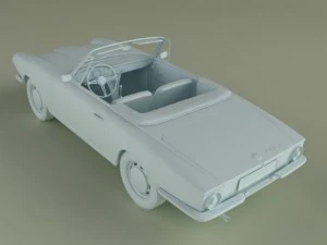 bmw 1600 gt cabriolet 3D Model