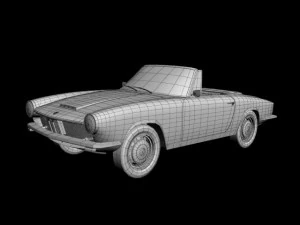 bmw 1600 gt cabriolet 3D Model