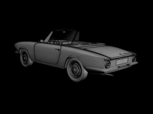 bmw 1600 gt cabriolet Modelo 3D