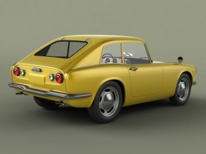 honda s600 coupe 3D Модель