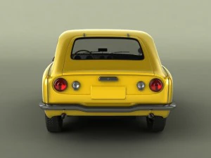 honda s600 coupe 3D Model