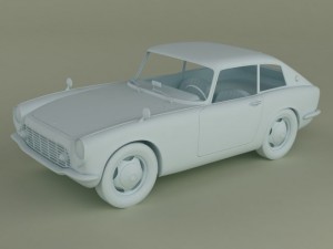 honda s600 coupe 3D Модель