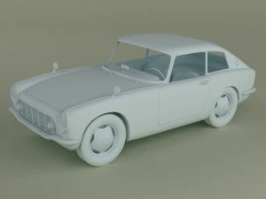 honda s600 coupe 3D Model